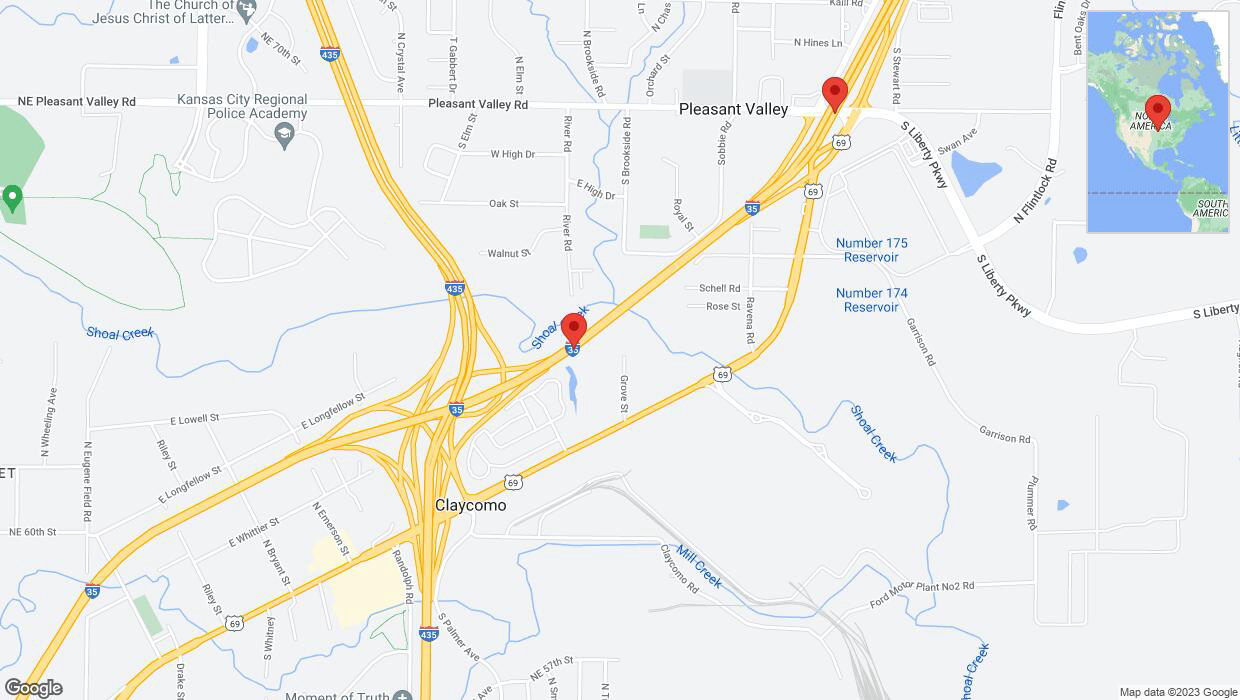 A detailed map that shows the affected road due to 'Crash report: I-35' on September 19th at 4:08 p.m.