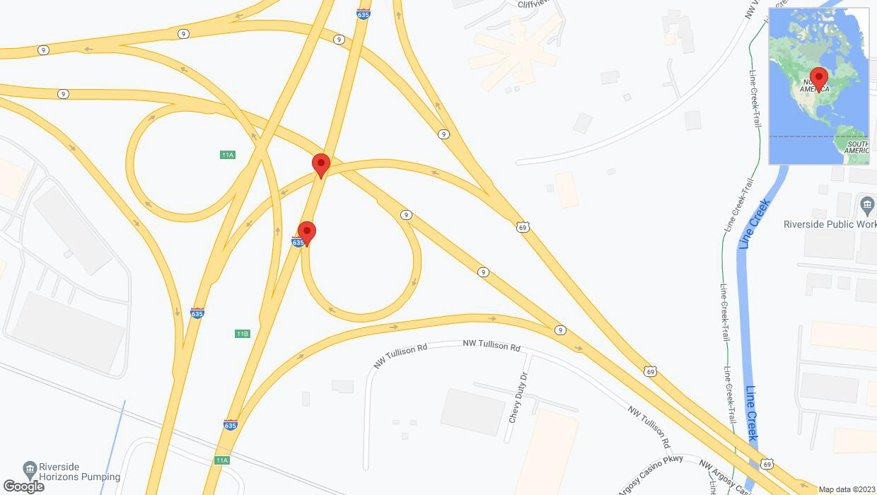 A detailed map that shows the affected road due to 'Broken down vehicle on the Harry Darby Memorial Highway in Riverside' on September 20th at 1:08 p.m.