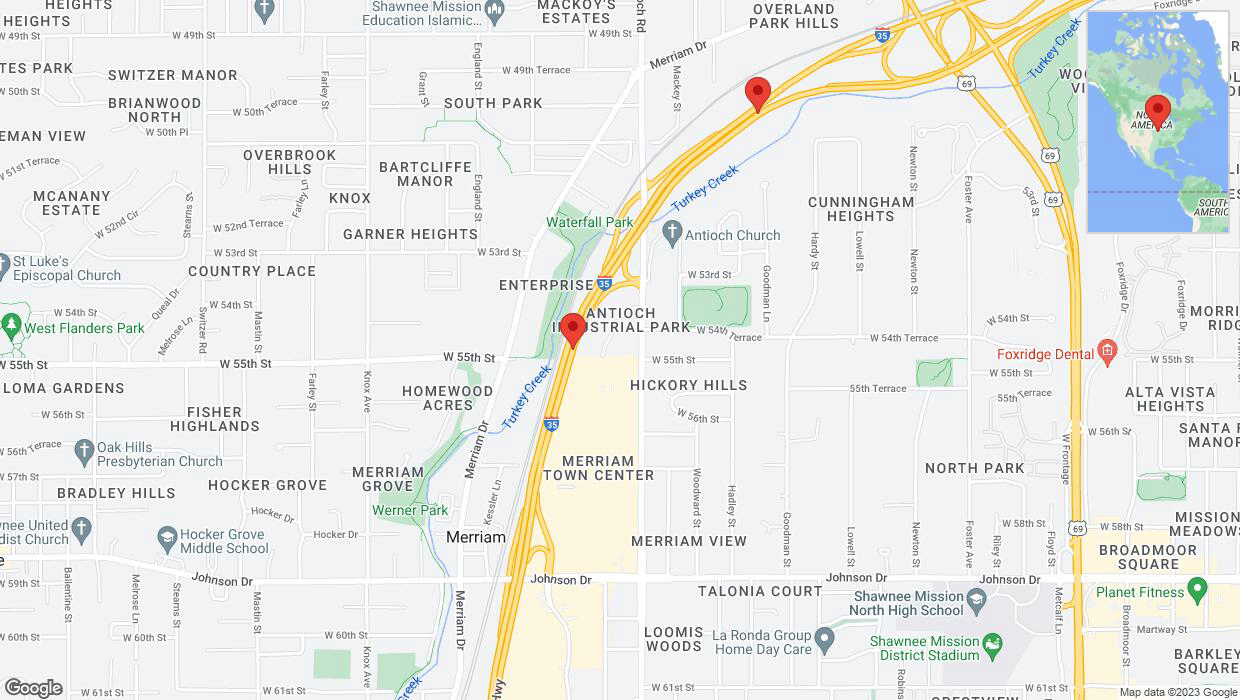 A detailed map that shows the affected road due to 'Reports of a crash on northbound I-35' on September 20th at 3:56 p.m.