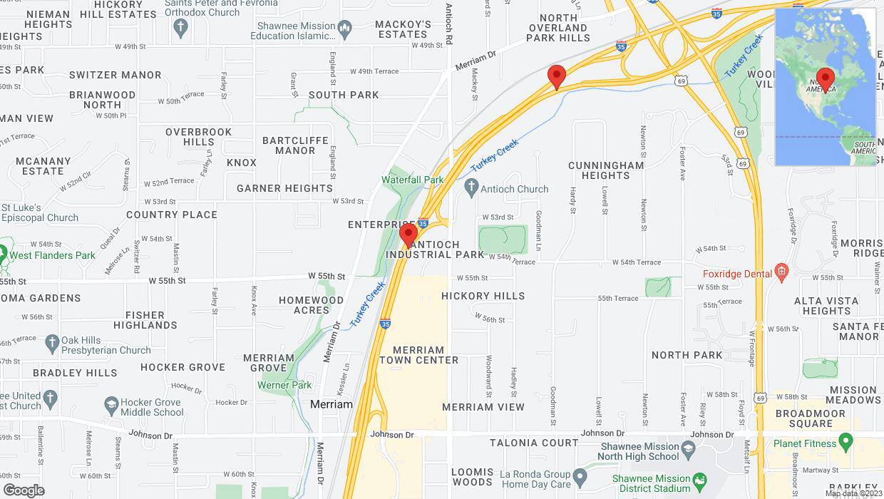 A detailed map that shows the affected road due to 'Crash update: I-35' on September 20th at 5:08 p.m.