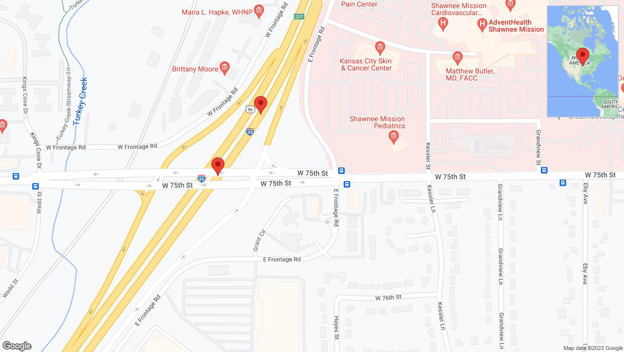 A detailed map that shows the affected road due to 'Reports of a crash on eastbound I-35' on September 20th at 5:50 p.m.
