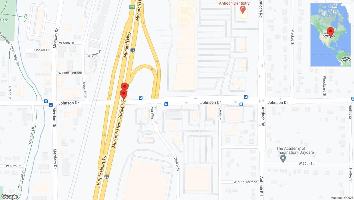 A detailed map that shows the affected road due to 'A crash has been reported on northbound I-35' on September 25th at 5:19 p.m.