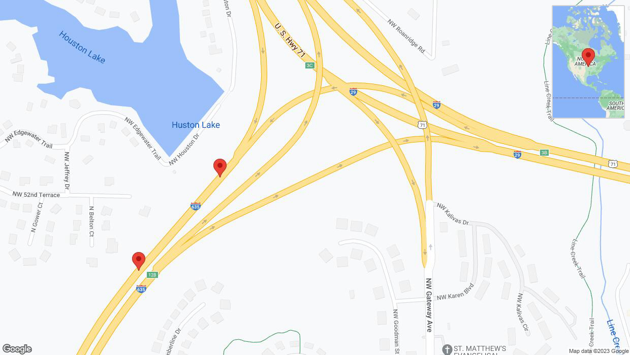 A detailed map that shows the affected road due to 'Crash update: I-635 South' on September 26th at 11:25 p.m.