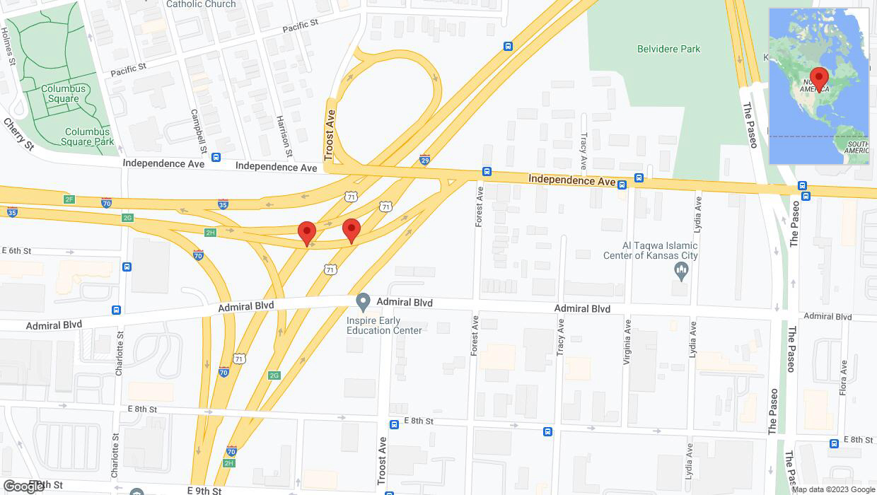 A detailed map that shows the affected road due to 'Reports of a crash on eastbound US-24 East' on September 28th at 5:01 p.m.