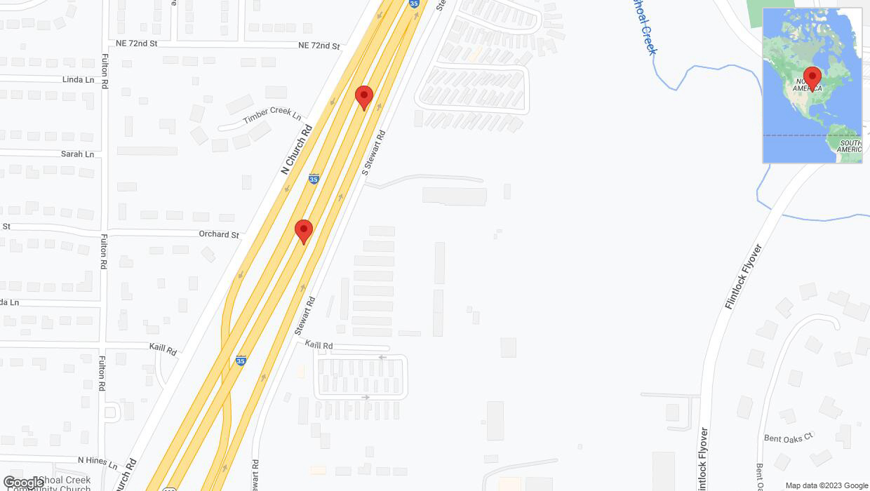 A detailed map that shows the affected road due to 'Broken down vehicle on northbound I-35 in Pleasant Valley' on September 29th at 4:20 p.m.