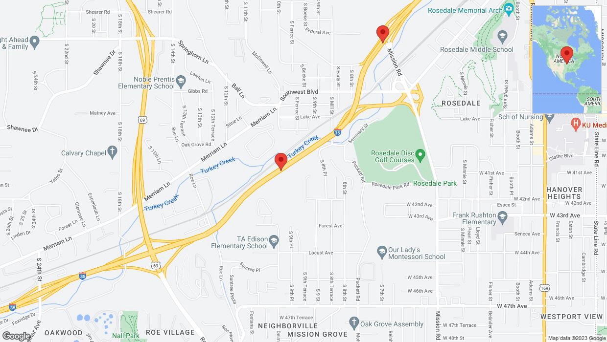A detailed map that shows the affected road due to 'A crash has been reported on northbound I-35' on September 29th at 4:38 p.m.