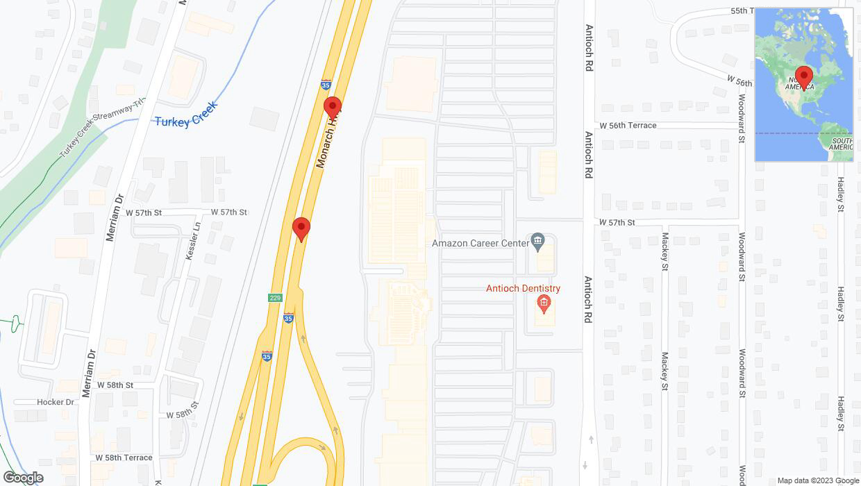 A detailed map that shows the affected road due to 'A crash has been reported on northbound I-35' on October 3rd at 5:56 p.m.