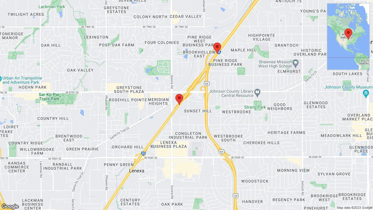 A detailed map that shows the affected road due to 'Crash report: I-35' on October 3rd at 4:38 p.m.