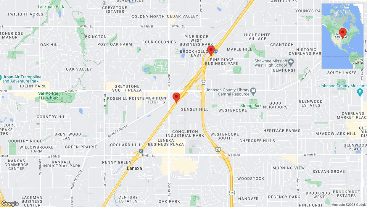 A detailed map that shows the affected road due to 'A crash has been reported on eastbound I-35' on October 3rd at 4:50 p.m.