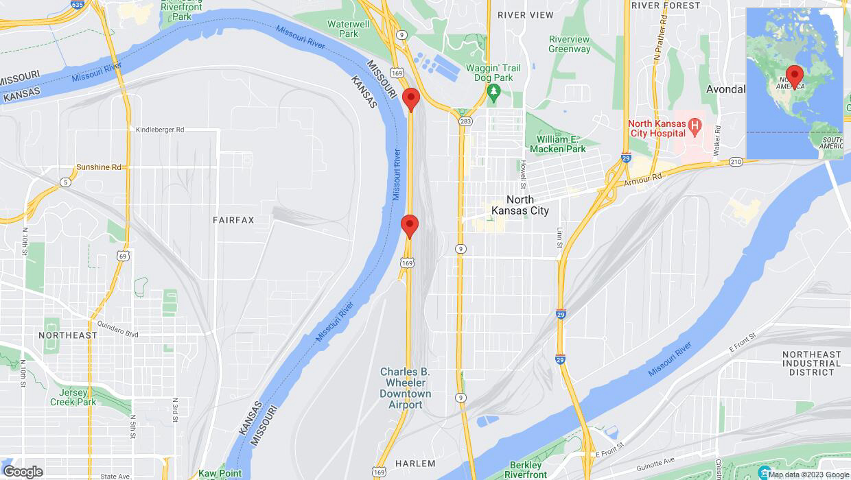 A detailed map that shows the affected road due to 'Crash report: US-169' on October 4th at 5:14 p.m.