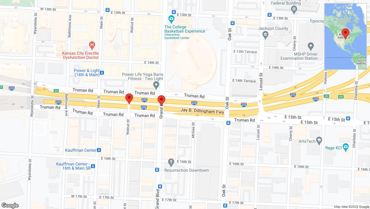 A detailed map that shows the affected road due to 'Crash update: I-670' on October 15th at 1:40 p.m.