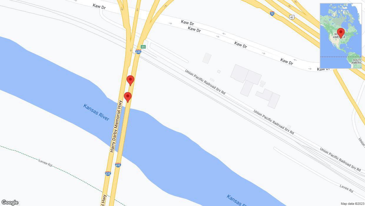 A detailed map that shows the affected road due to 'Reports of a crash on northbound I-635' on October 18th at 5:45 p.m.
