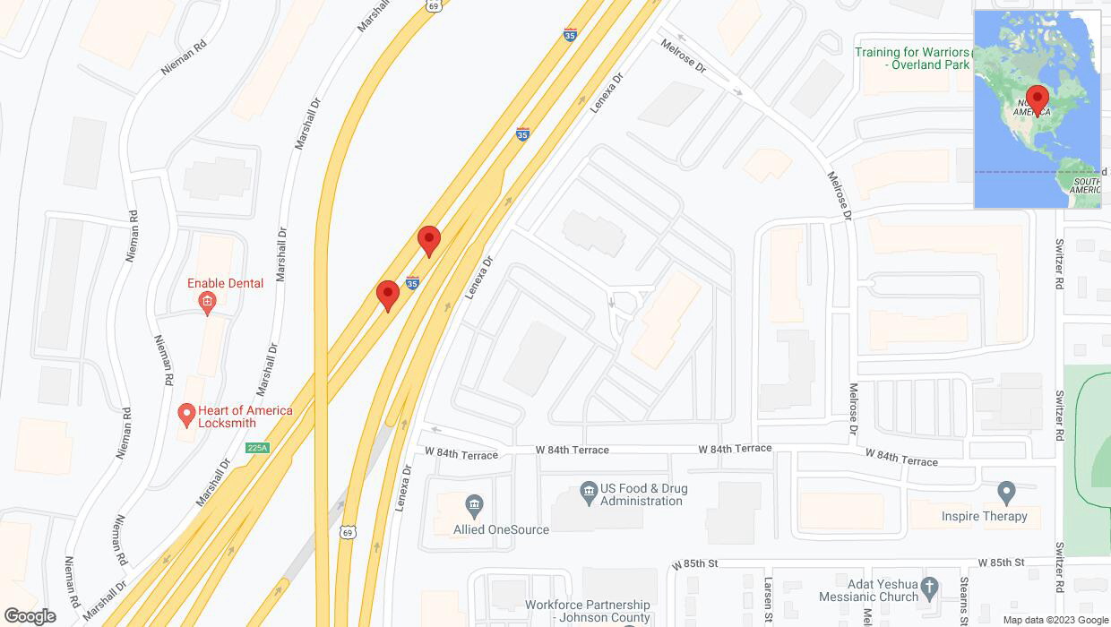 A detailed map that shows the affected road due to 'Reports of a crash on eastbound I-35' on October 19th at 4:02 p.m.
