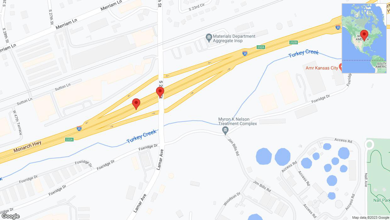 A detailed map that shows the affected road due to 'A crash has been reported on northbound I-35' on October 19th at 5:26 p.m.
