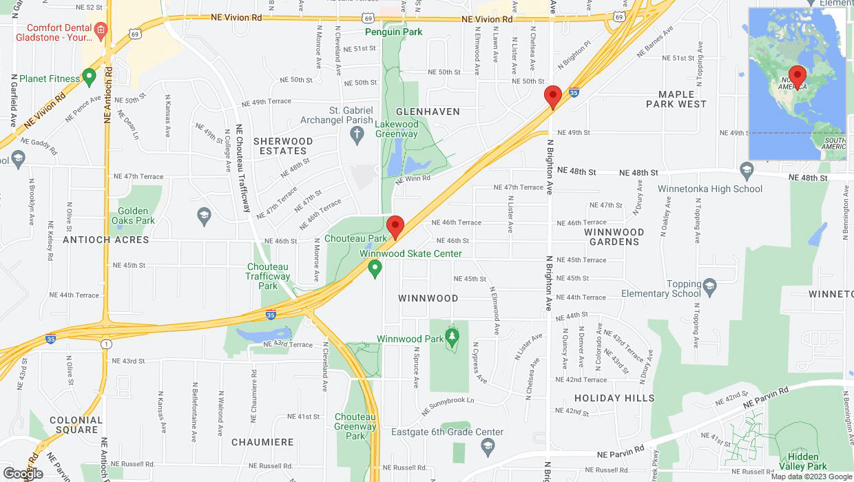 A detailed map that shows the affected road due to 'Crash update: I-35' on October 19th at 6:08 p.m.