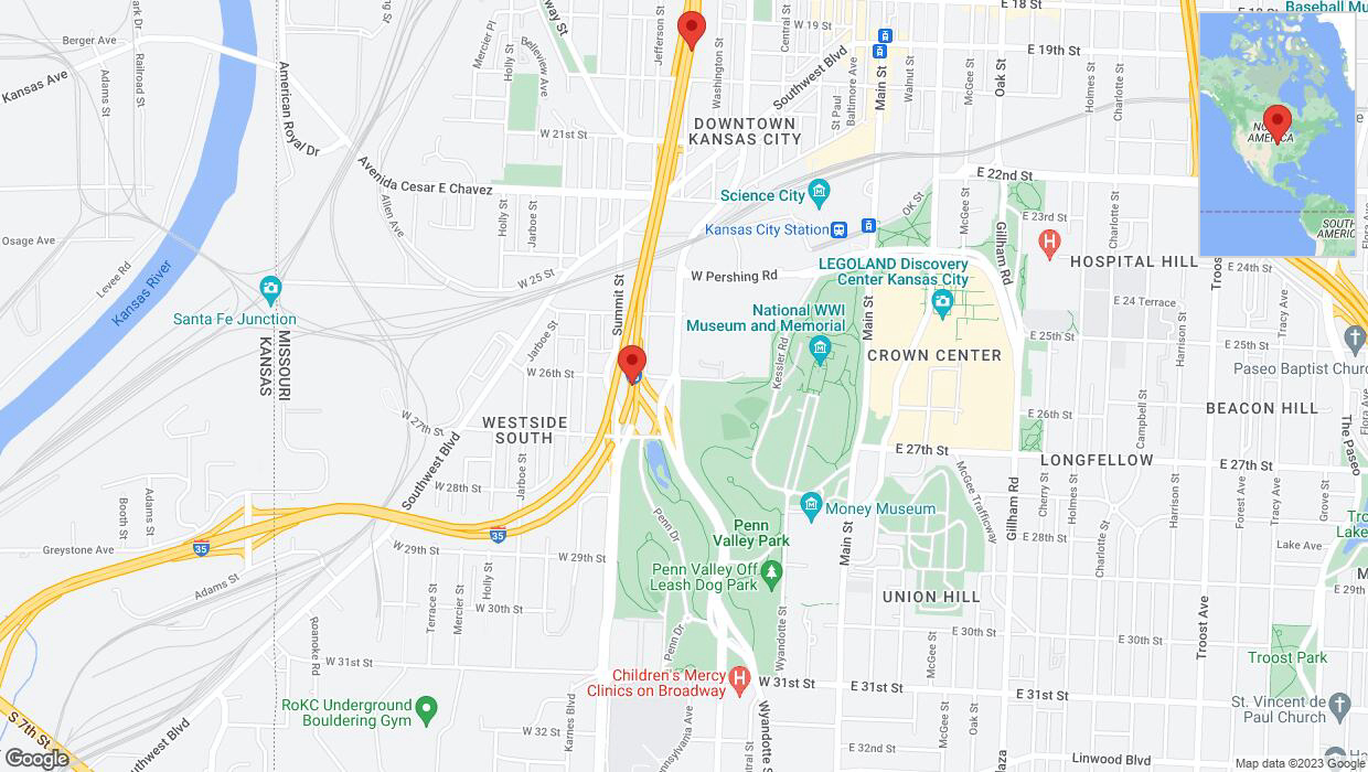 A detailed map that shows the affected road due to 'Crash update: I-35' on October 20th at 4:16 p.m.