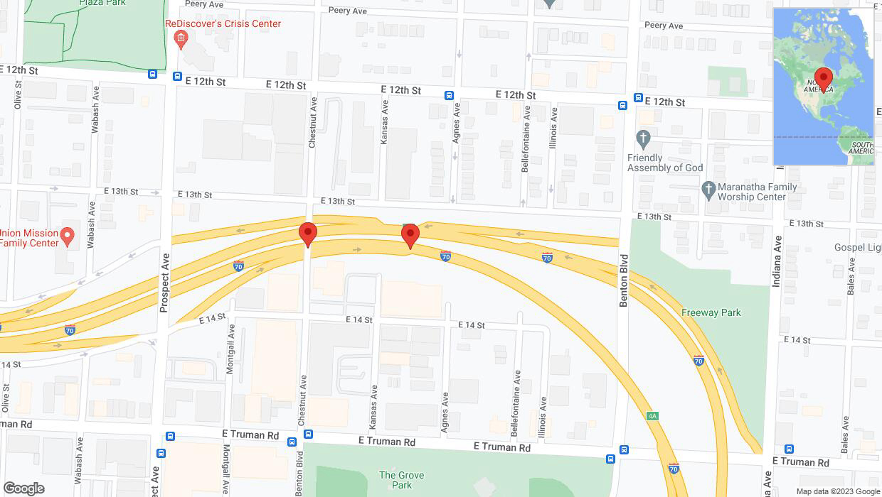 A detailed map that shows the affected road due to 'Crash update: I-70' on October 21st at 11:47 p.m.