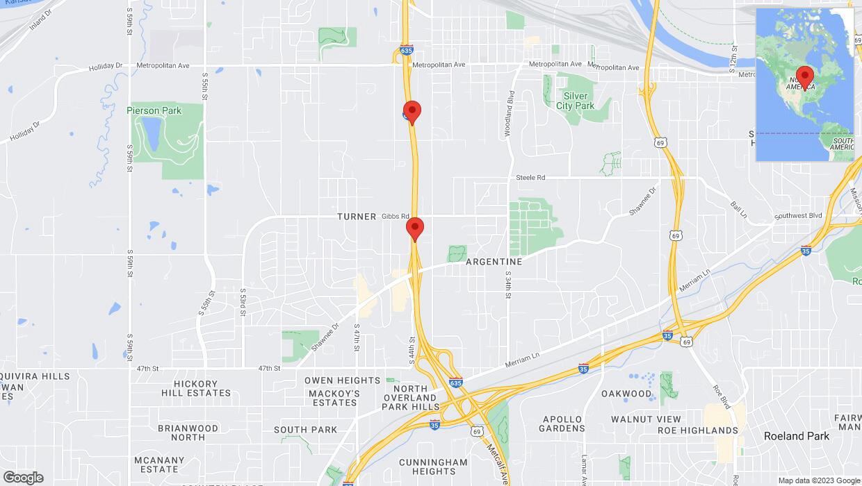 A detailed map that shows the affected road due to 'Reports of a crash on northbound I-635' on October 25th at 3:48 p.m.