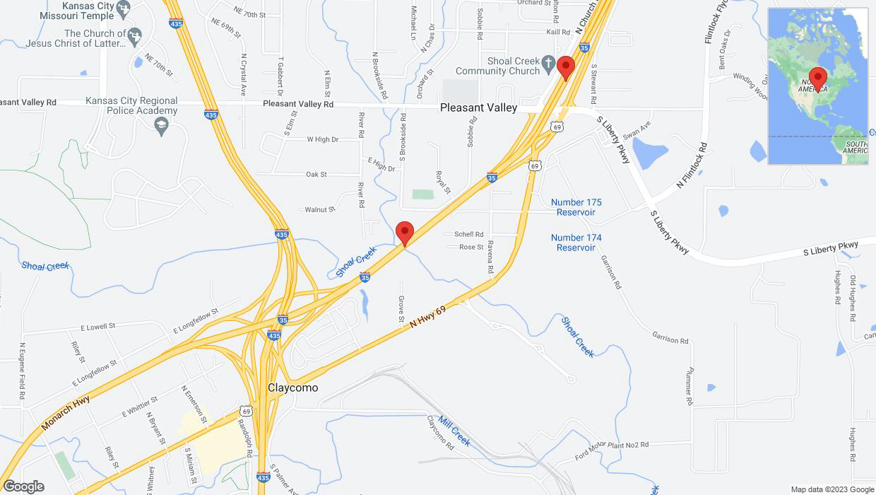 A detailed map that shows the affected road due to 'Crash update: I-35' on October 26th at 5:12 p.m.