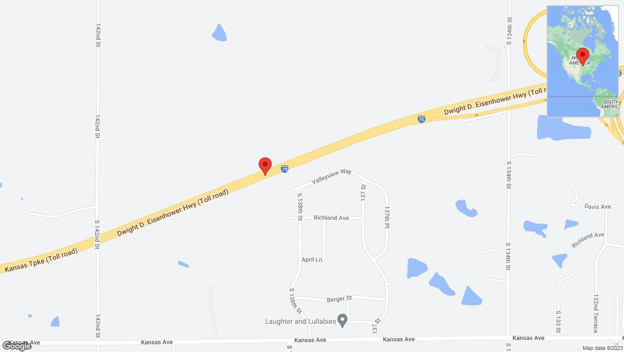 A detailed map that shows the affected road due to 'Crash update: I-70' on October 28th at 7:24 p.m.