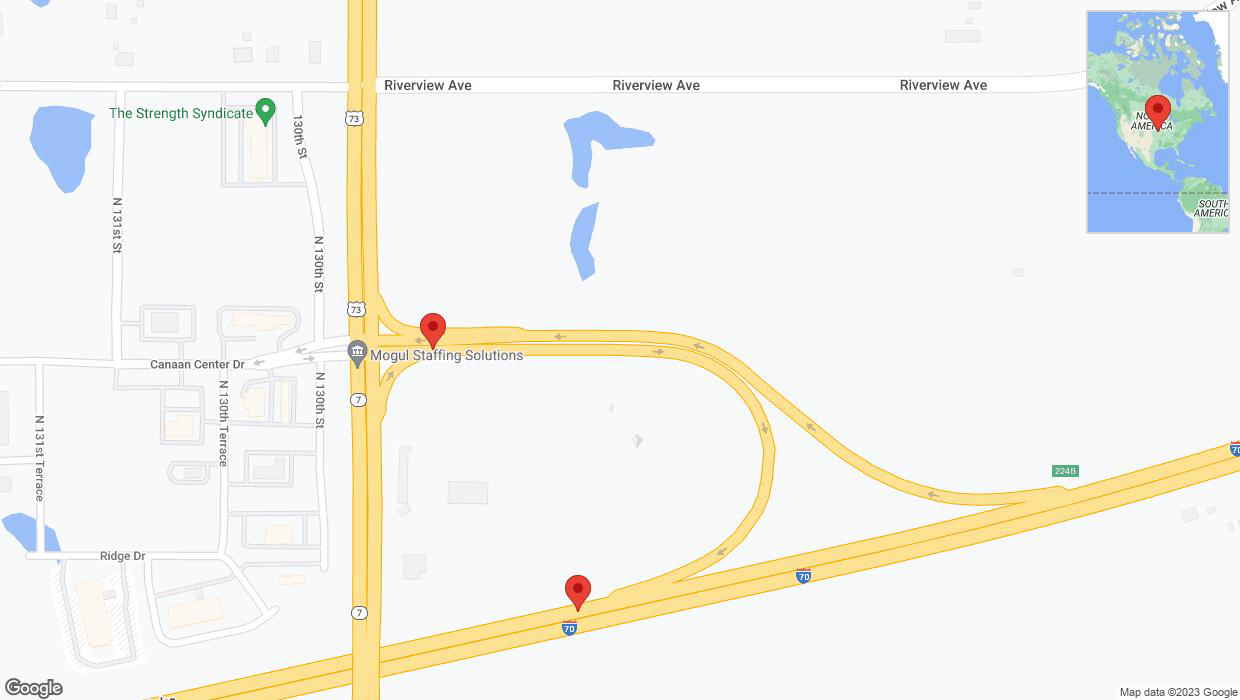 A detailed map that shows the affected road due to 'Bonner Springs: North 130th Street temporarily closed' on October 28th at 11:38 p.m.