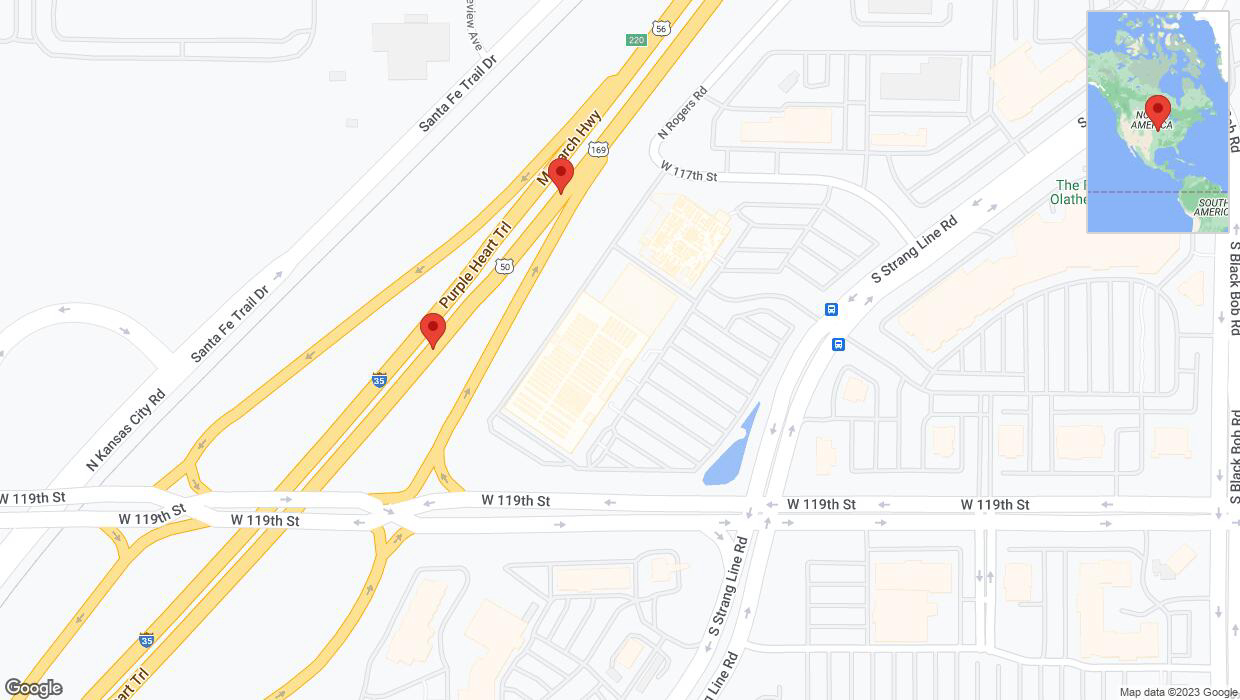 A detailed map that shows the affected road due to 'Reports of a crash on eastbound I-35' on November 1st at 5:30 p.m.