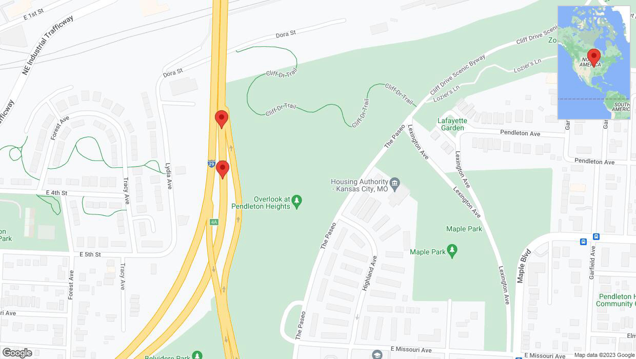A detailed map that shows the affected road due to 'A crash has been reported on northbound I-35' on November 11th at 1:18 p.m.