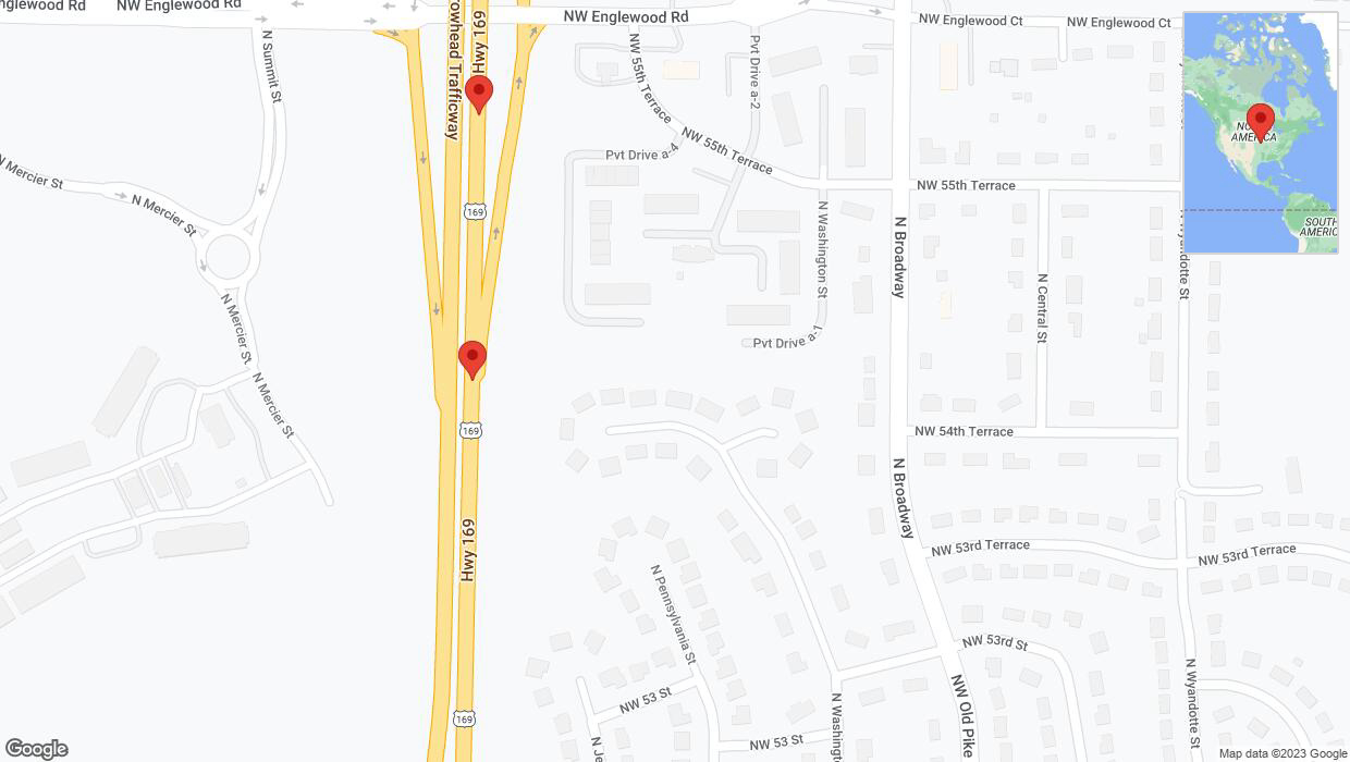 A detailed map that shows the affected road due to 'Crash report: US-169' on November 14th at 5:16 p.m.