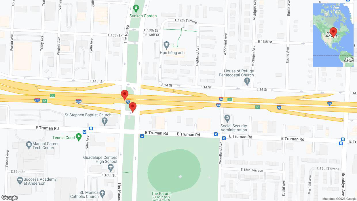 A detailed map that shows the affected road due to 'Crash update: The Paseo' on November 16th at 5:36 p.m.