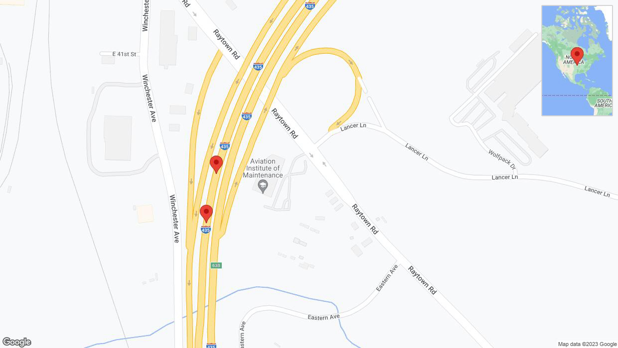 A detailed map that shows the affected road due to 'Crash update: I-435' on November 16th at 6 p.m.