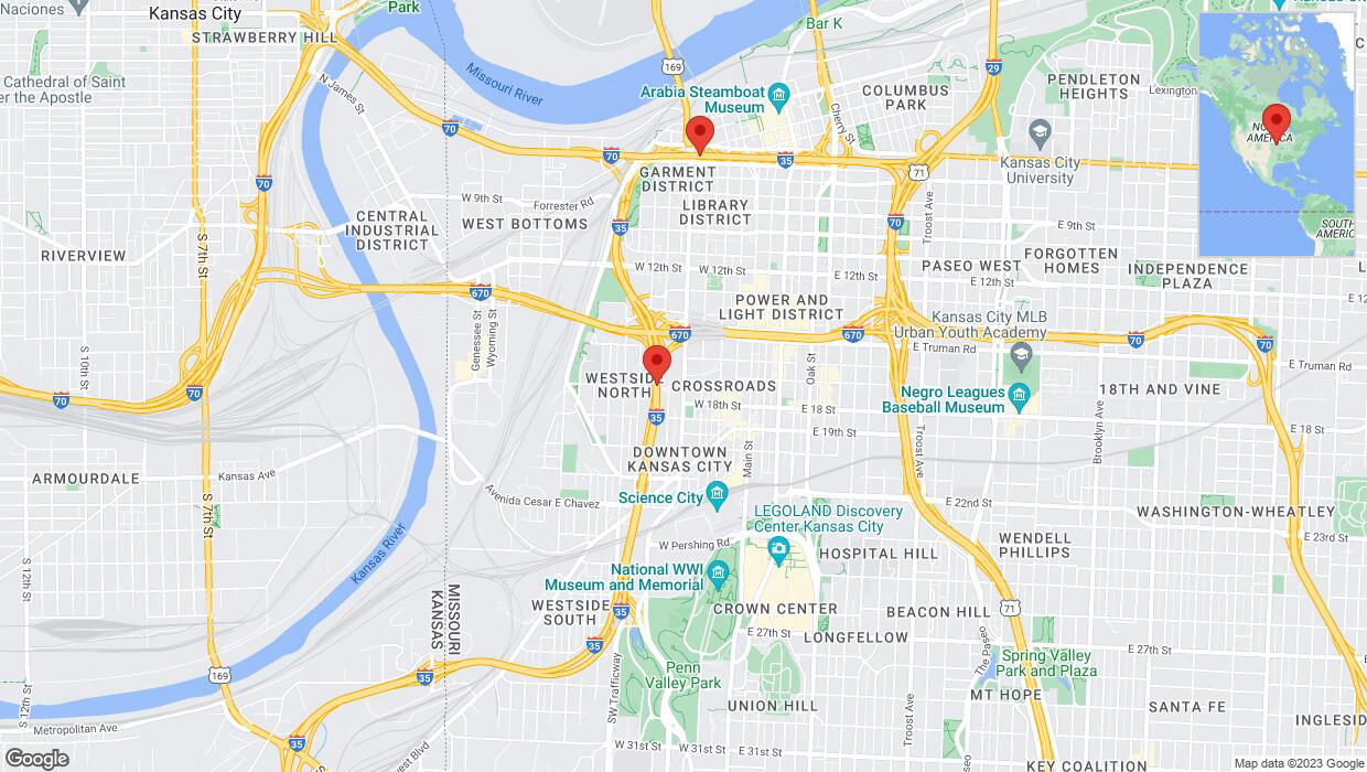 A detailed map that shows the affected road due to 'Kansas City: I-35 closed until Nov. 28' on November 18th at 2:46 p.m.