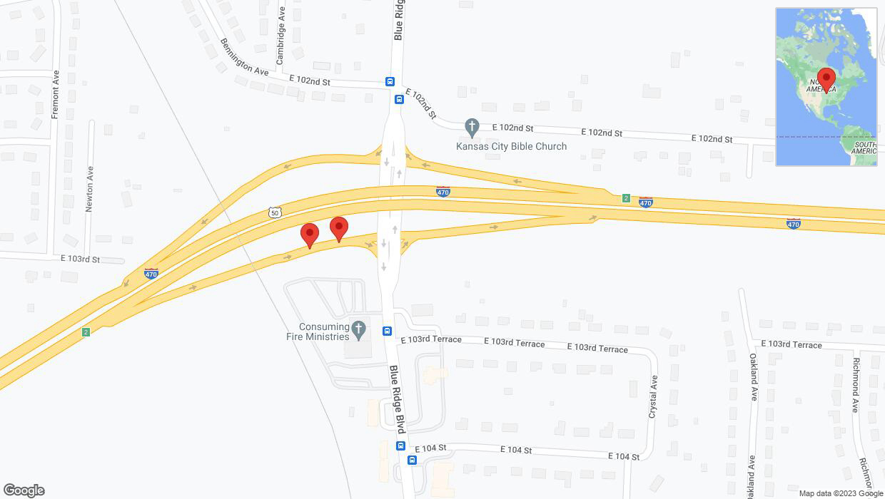 A detailed map that shows the affected road due to 'A crash has been reported on U.S. 50' on November 19th at 12:41 p.m.