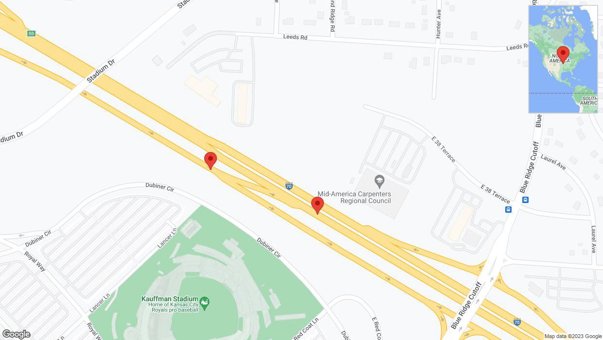 A detailed map that shows the affected road due to 'A crash has been reported on Leeds Road' on December 11th at 4:23 p.m.