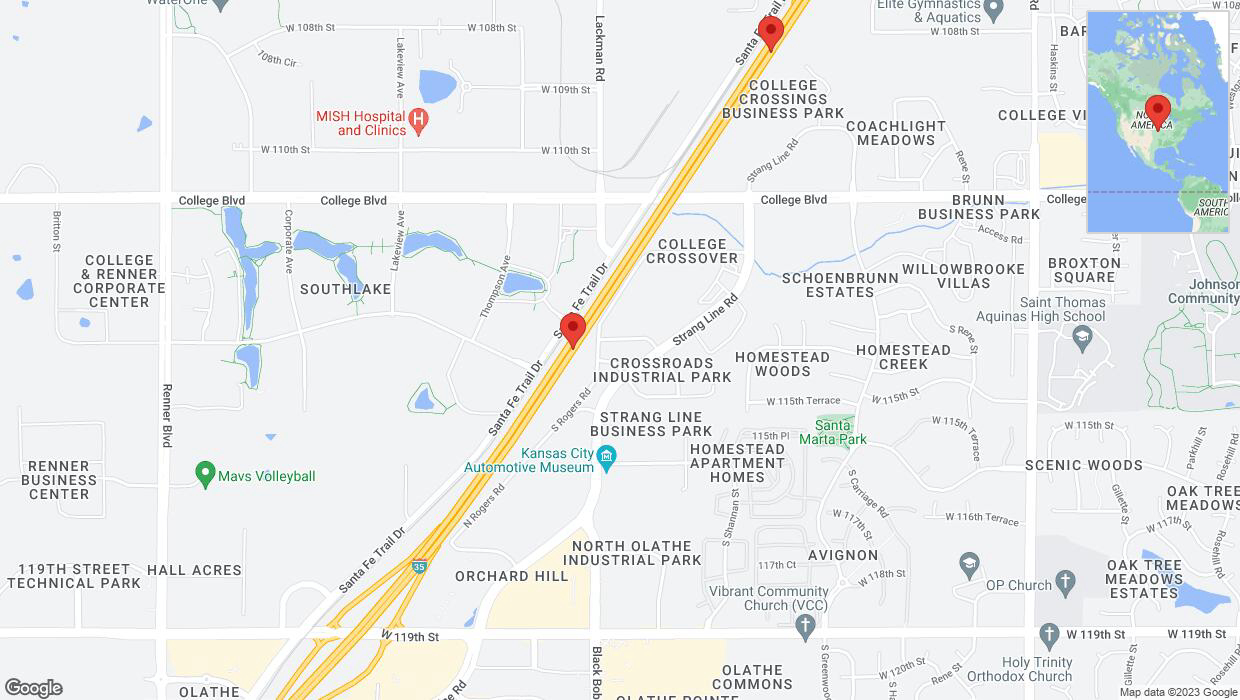 A detailed map that shows the affected road due to 'Crash update: I-35' on December 13th at 5:10 p.m.
