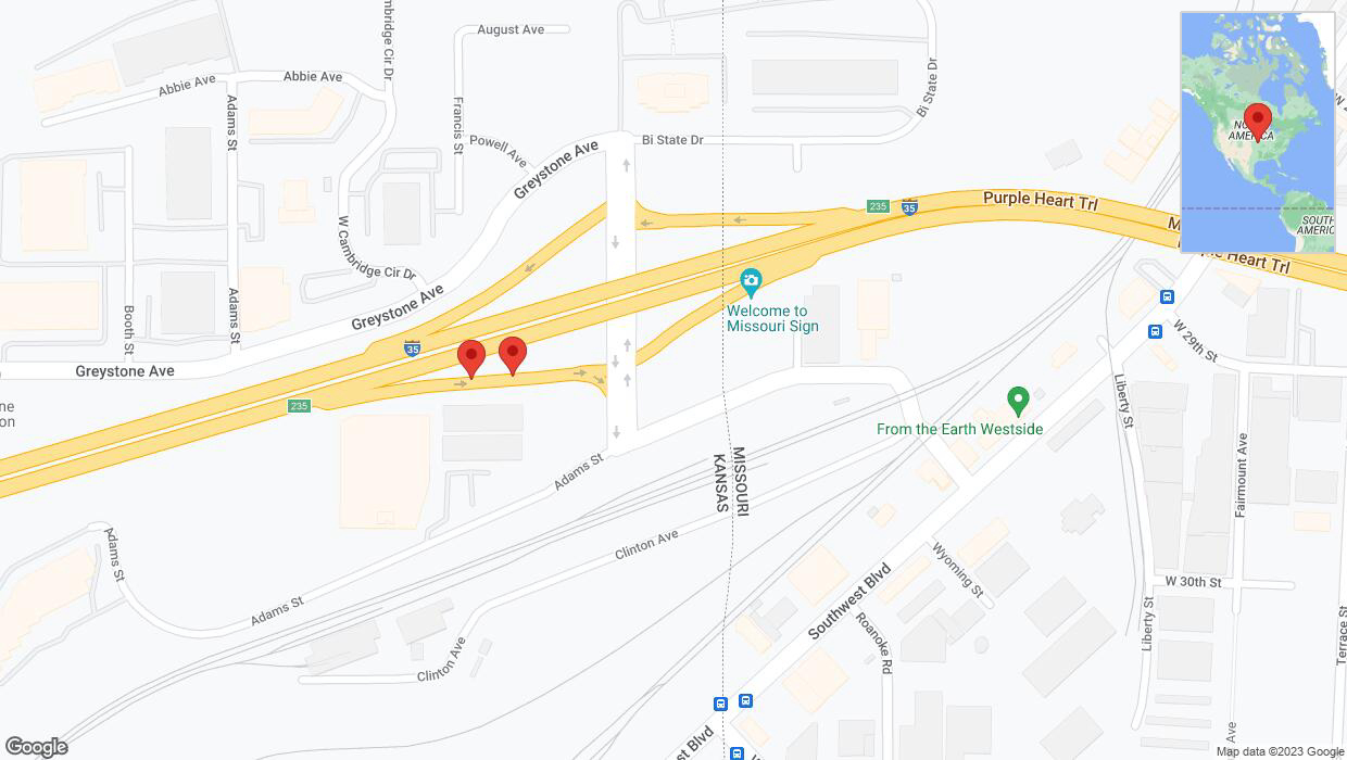 A detailed map that shows the affected road due to 'Crash update: Adams Street' on December 14th at 1:42 p.m.