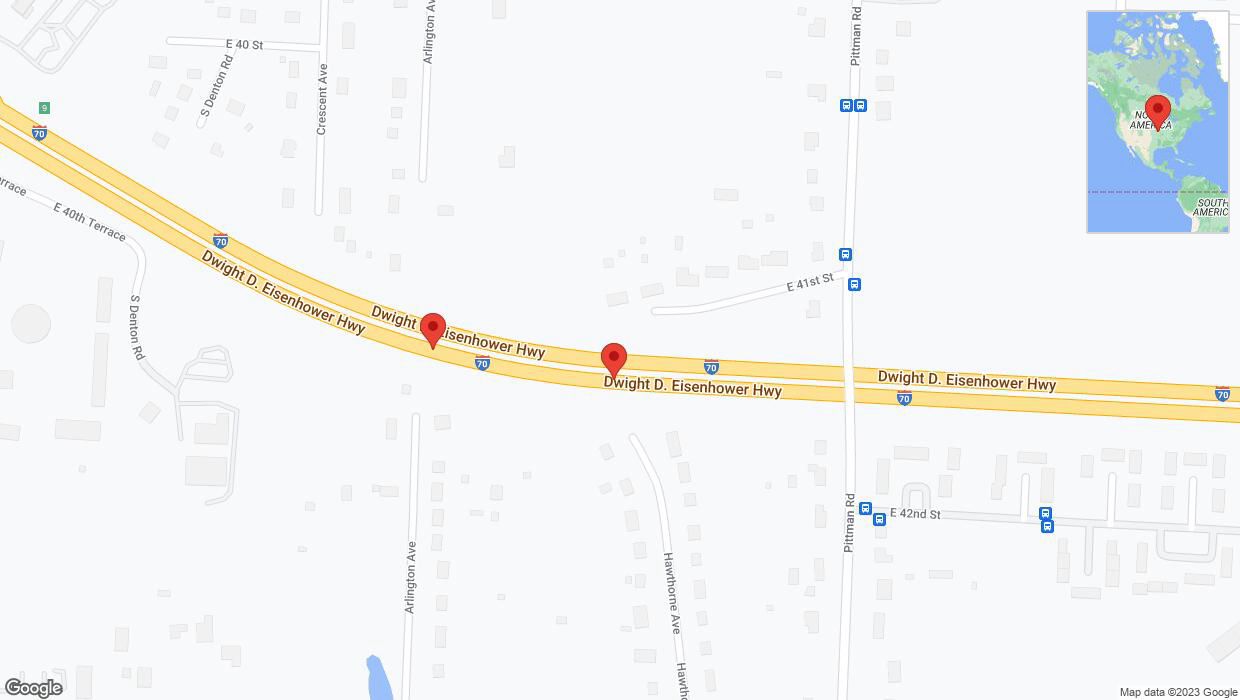 A detailed map that shows the affected road due to 'Crash update: I-70' on December 18th at 2:01 p.m.