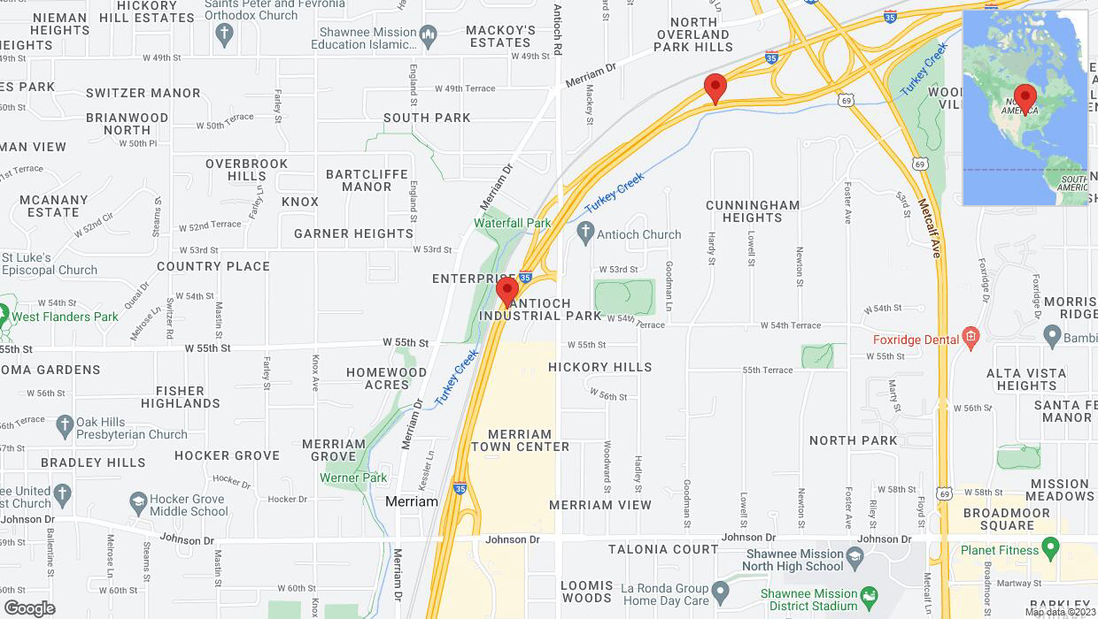 A detailed map that shows the affected road due to 'Reports of a crash on northbound I-35' on December 19th at 3:04 p.m.