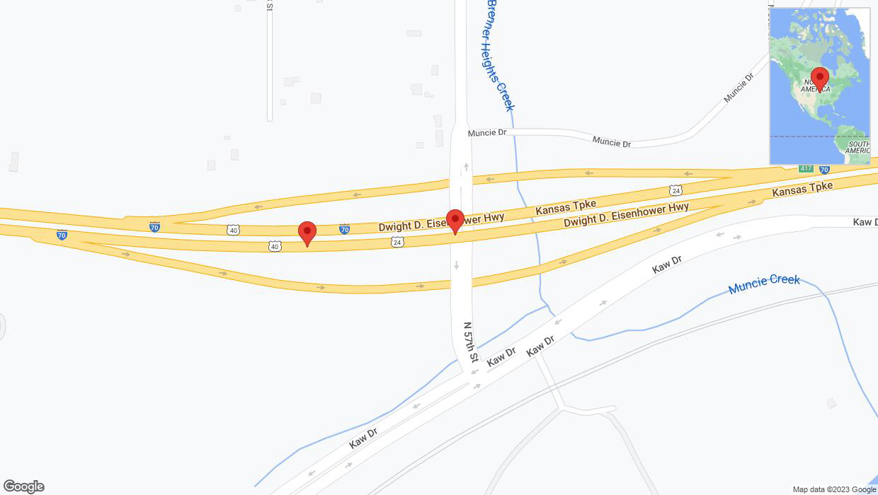 A detailed map that shows the affected road due to 'Crash update: I-70' on December 19th at 4:46 p.m.