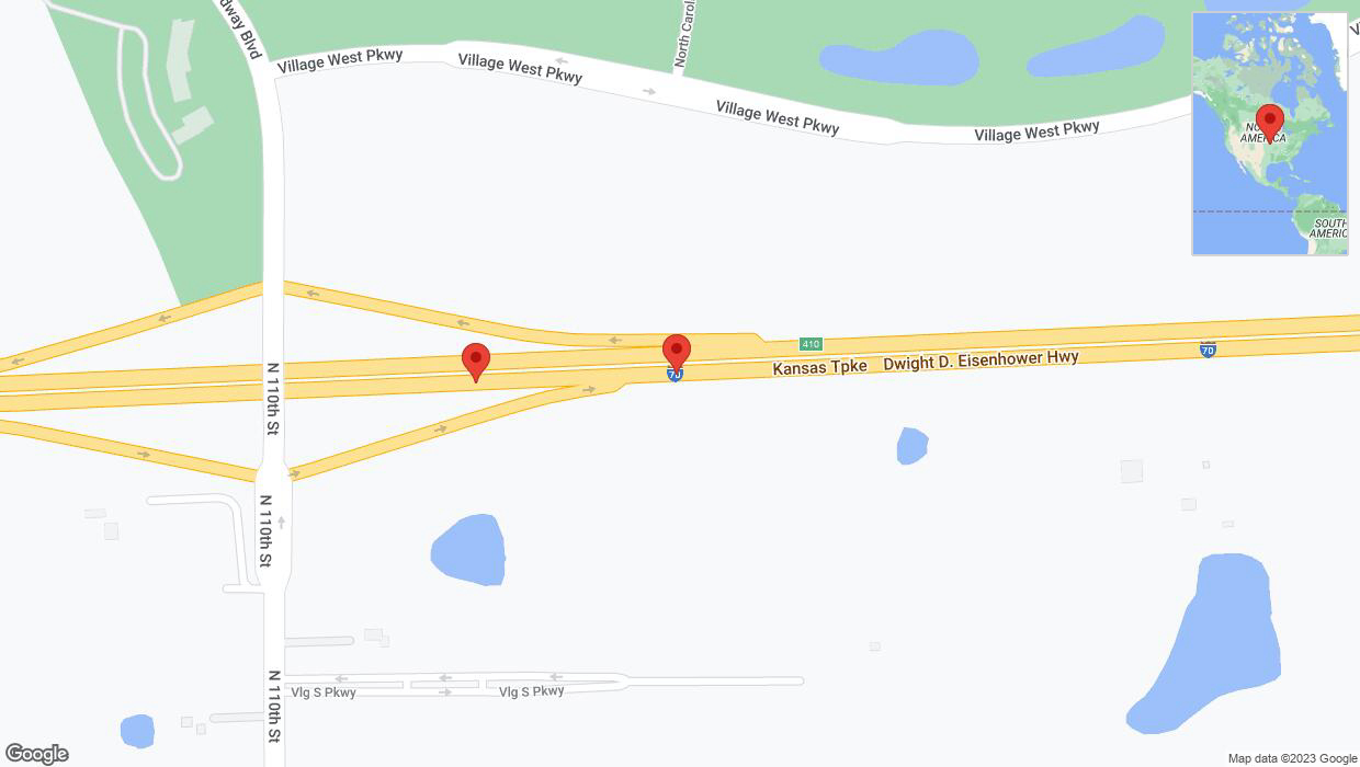 A detailed map that shows the affected road due to 'Broken down vehicle on eastbound I-70 in Edwardsville' on December 20th at 7:26 p.m.