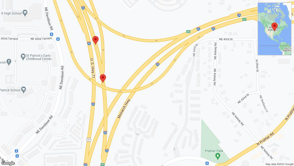 A detailed map that shows the affected road due to 'Crash update: I-29' on December 21st at 6:56 p.m.