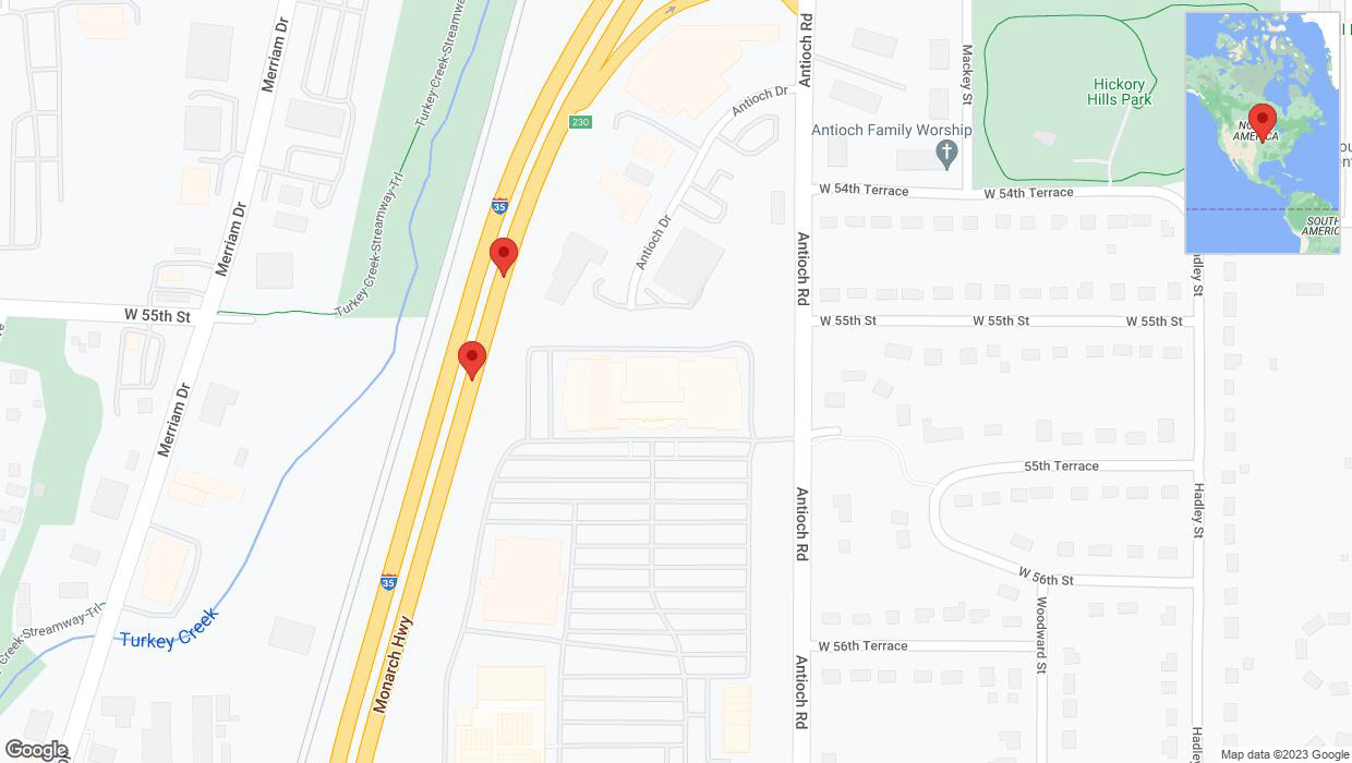 A detailed map that shows the affected road due to 'Crash update: I-35' on December 23rd at 6:46 p.m.