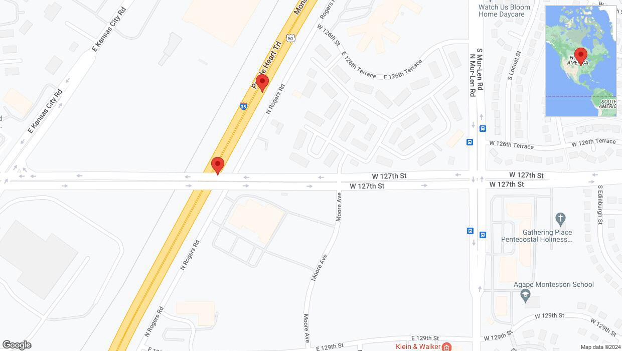 A detailed map that shows the affected road due to 'Crash report: I-35' on January 2nd at 5:51 p.m.