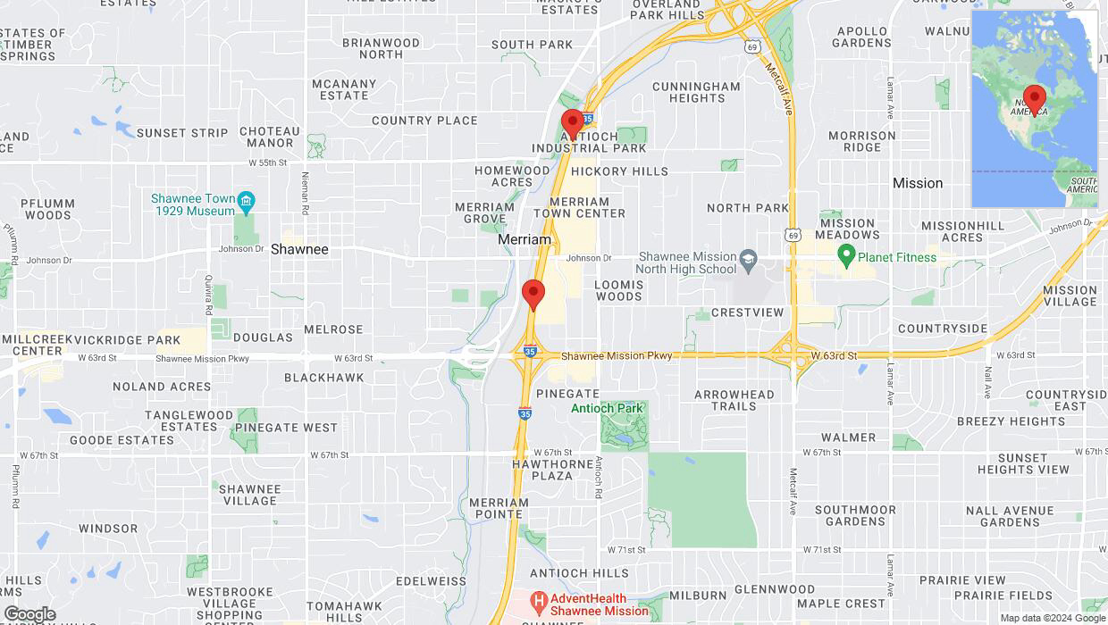 A detailed map that shows the affected road due to 'A crash has been reported on northbound I-35' on January 3rd at 4:10 p.m.
