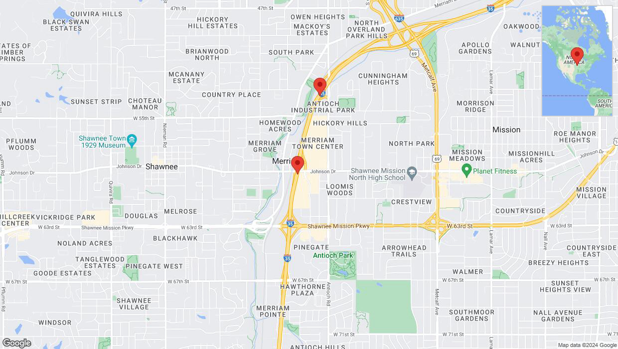 A detailed map that shows the affected road due to 'Crash report: I-35' on January 3rd at 5:15 p.m.