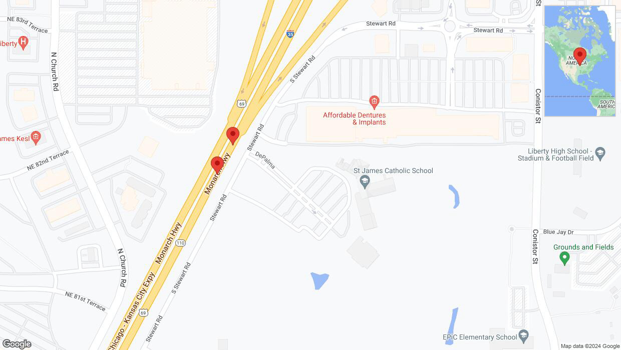A detailed map that shows the affected road due to 'Crash report: I-35' on January 6th at 12:05 p.m.