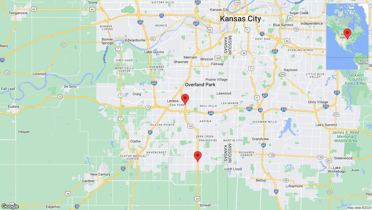 A detailed map that shows the affected road due to 'US-69 Richtung 167th Street' on January 9th at 3:49 a.m.