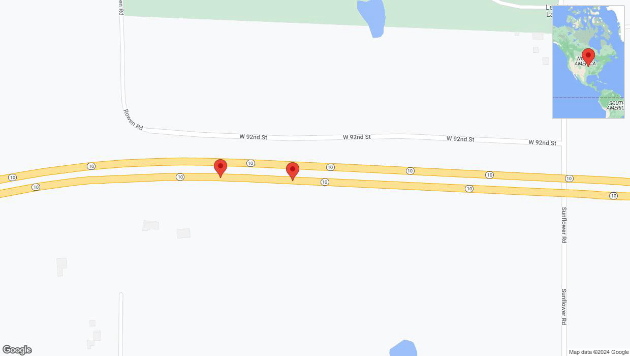 A detailed map that shows the affected road due to 'K-10 Richtung Lexington Avenue' on February 22nd at 8 p.m.