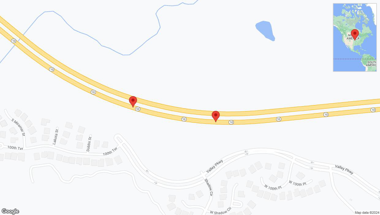 A detailed map that shows the affected road due to 'K-10 Richtung South Cedar Creek Parkway' on March 25th at 12:30 p.m.