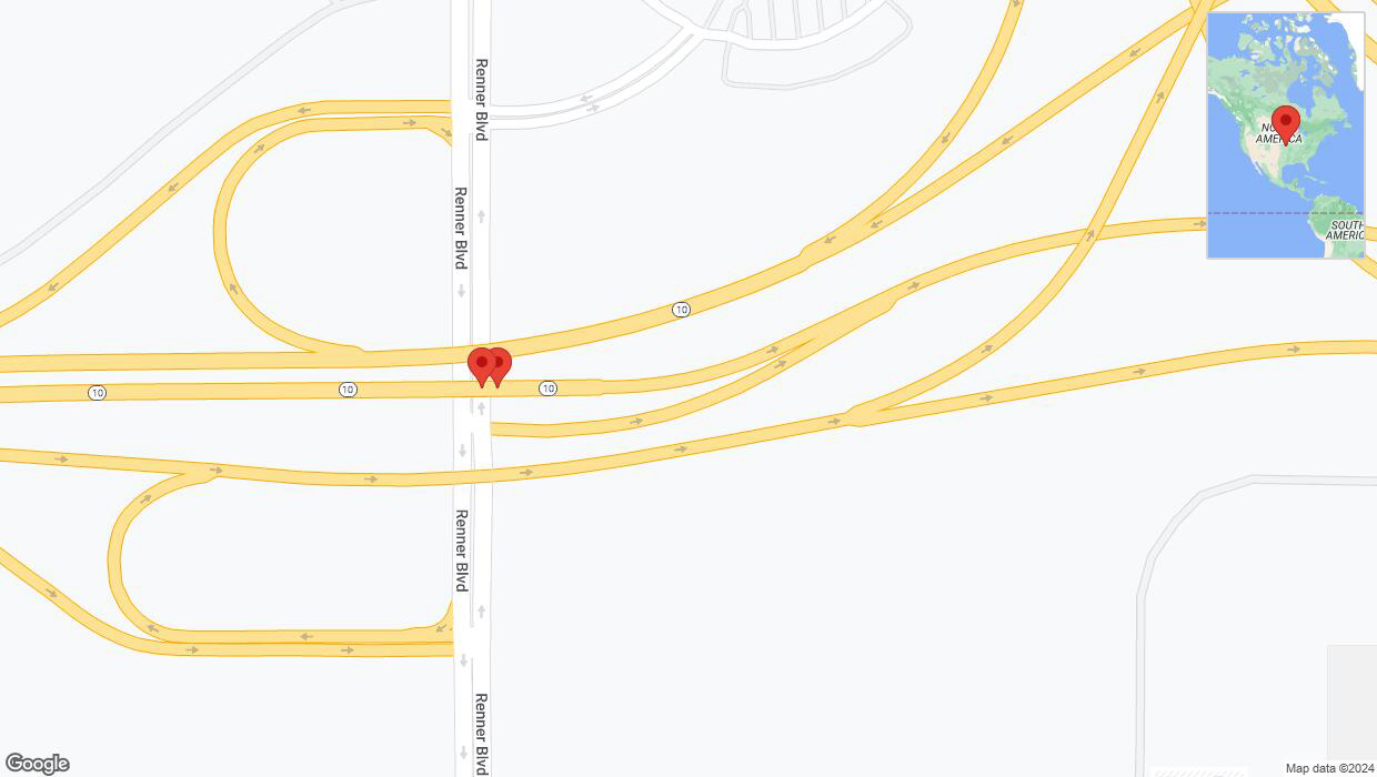 A detailed map that shows the affected road due to 'K-10 Richtung Renner Boulevard' on April 6th at 4:26 p.m.