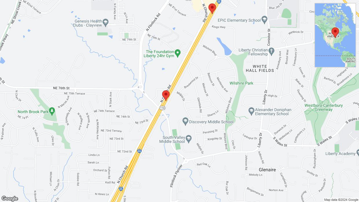 A detailed map that shows the affected road due to 'Crash update: I-35' on July 25th at 12:26 p.m.